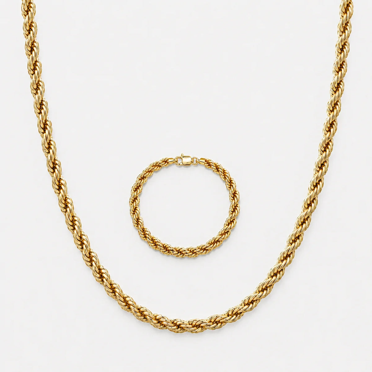 14K Gold Rope Set